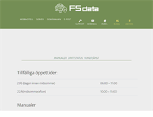 Tablet Screenshot of grumsror.se